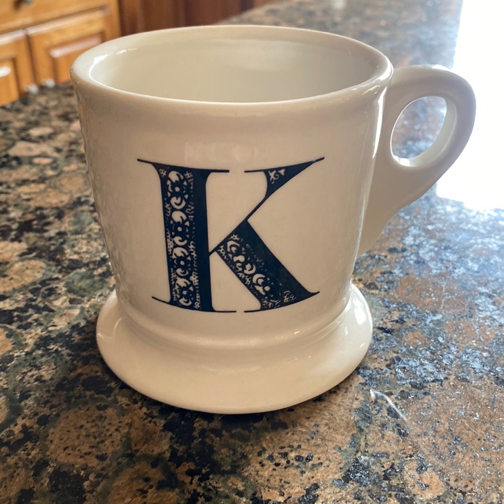 Anthropologie Initial “K” Coffee Mug